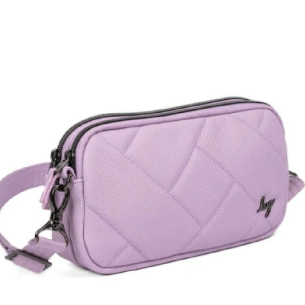 New Lug Coupe XL Matte Luxe VL Sugar Plum Convertible Crossbody Bag - Picture 2 of 7